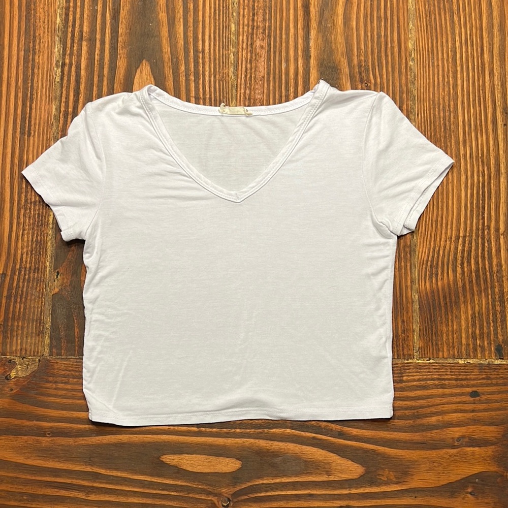 Size small Womens white crop top